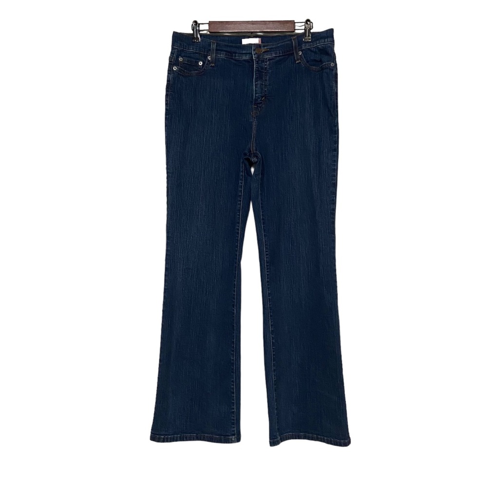 Levi’s Perfectly Slimming Boot Cut 512 Dark Wash Womens 16 Denim Jeans Blue